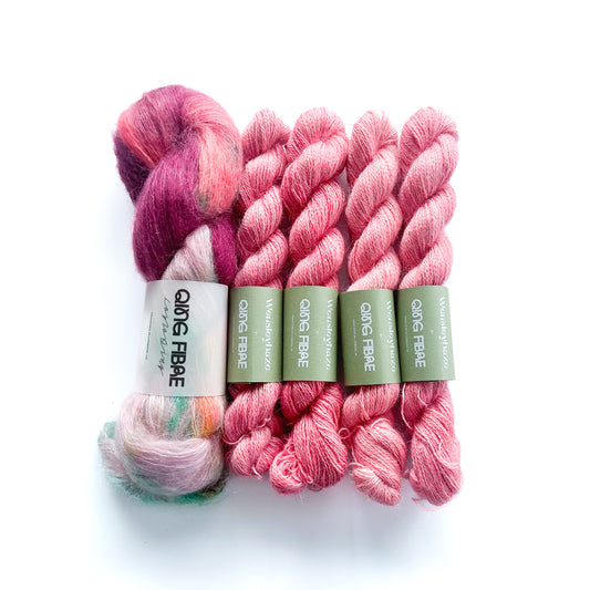 Made By Rosh Lisbon Lace Kit - Chocolate Shop - Kid Mohair Silk & Wensleyhaze