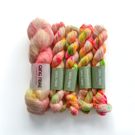 Made By Rosh Lisbon Lace Kit - Bon Bon - Kid Mohair Silk & Wensleyhaze
