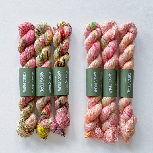 Ranunculus Kit, long sleeve - Wensleyhaze Lapine & Wensleyhaze Cherry Hill