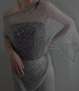 The Riviera Sheer Poncho Pattern - Digital Download