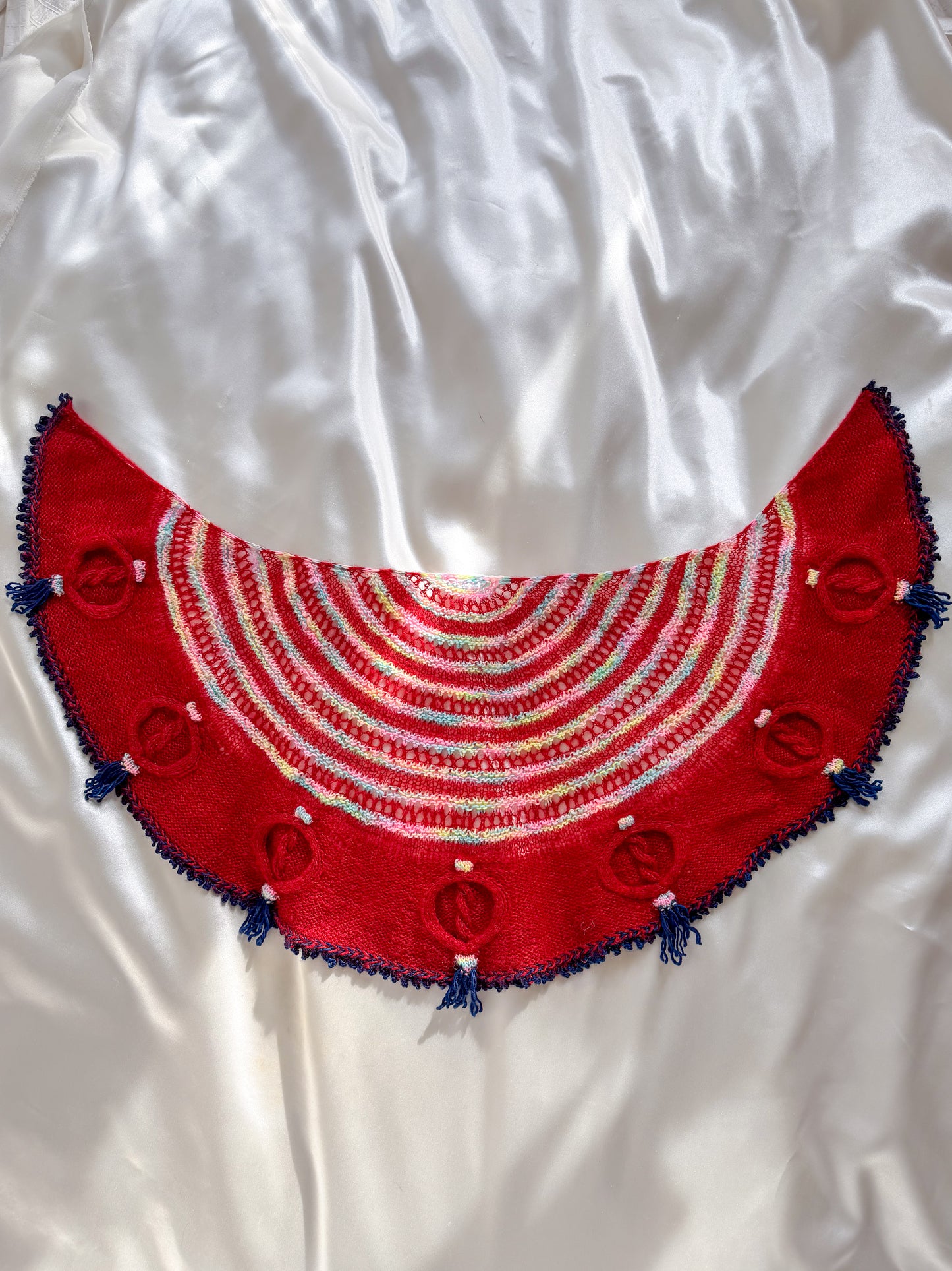Lantern Parade Shawl Pattern - Digital Download