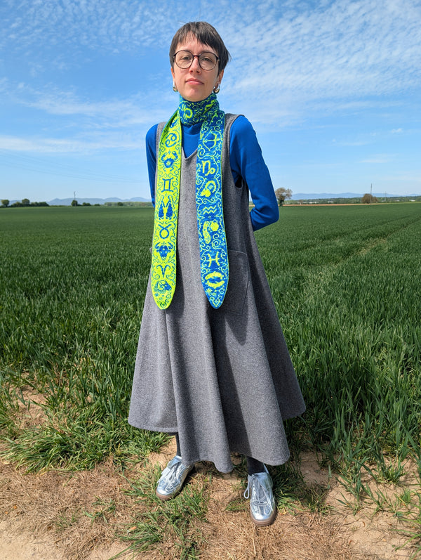 Gemini Season: Zodiac Signs Scarf by Katharina Kuntz Knit Kit