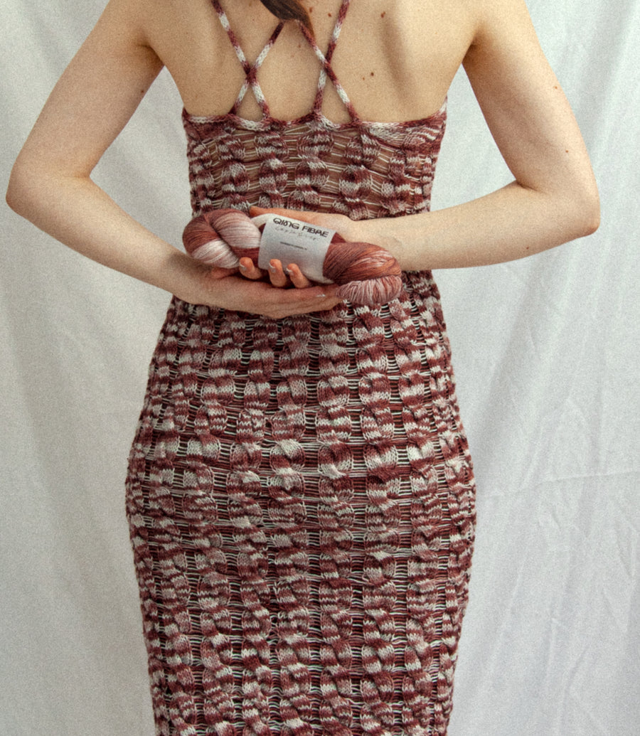 Heligan Dress Knit Kit - Dashing Fingering
