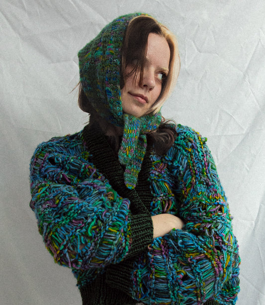 PRE-ORDER Cloudfall Cardigan Kit: Echo and Glitch