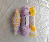 Harlequin Shawlette Knit Kits - Veranita and Merino Single