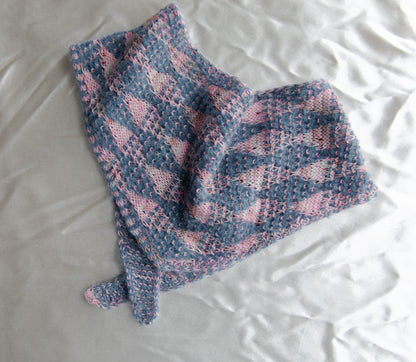 Harlequin Shawlette Knit Kits - Baby Teddy and Dashing Fingering – Glitch and Echo