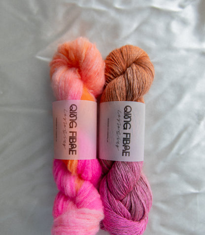 Cloudfall Cardigan Knit Kit - Super Floof DK and Yak Single — Fever