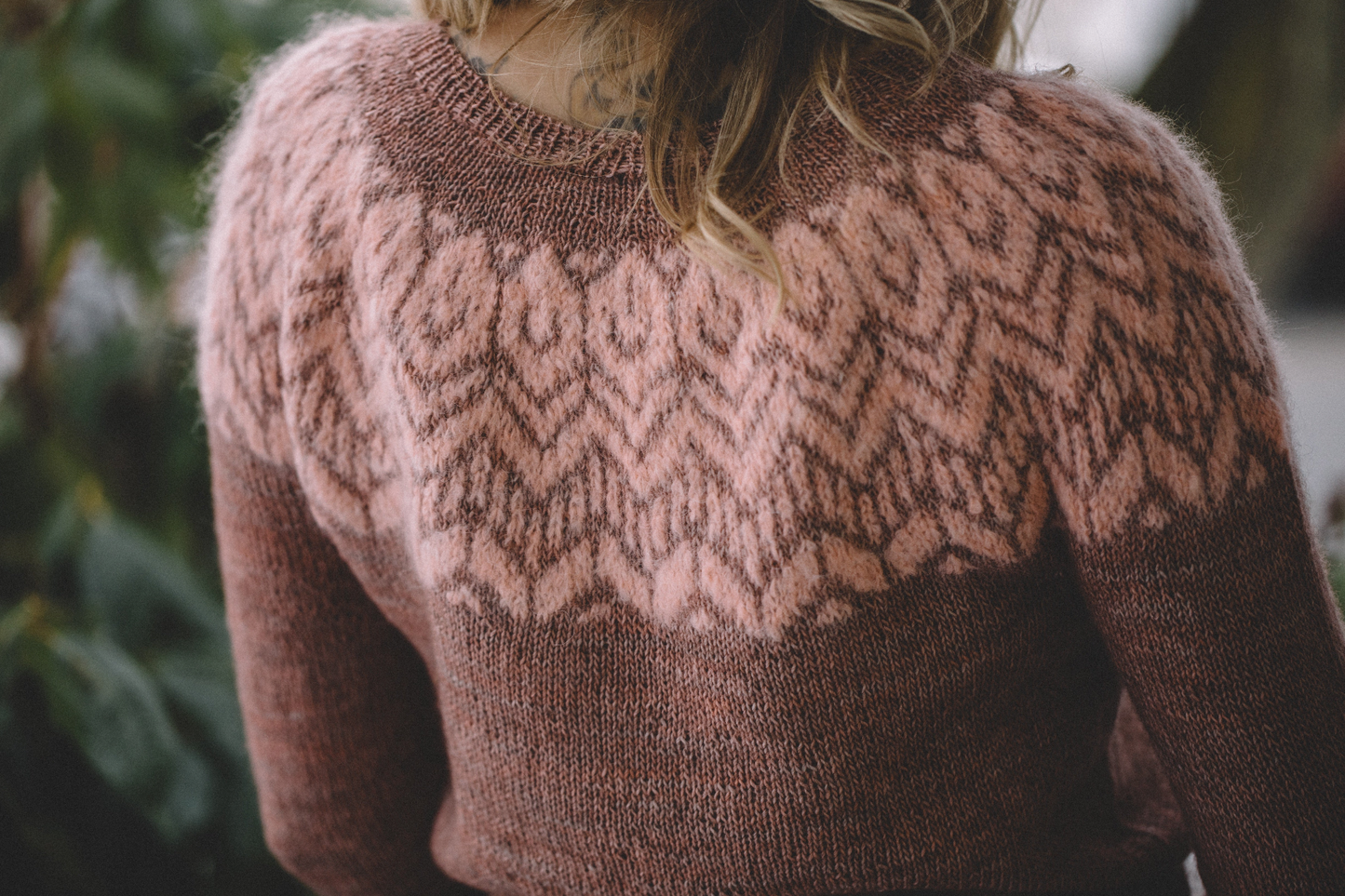 Drea Renee Knits Pink Velvet Sweater Kit - Peachy