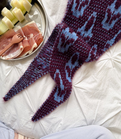 Slasher Shawlette Pattern - Download