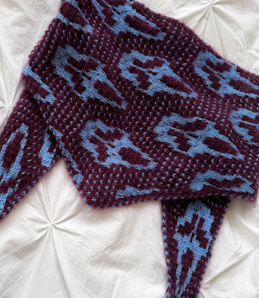 Slasher Shawlette Pattern - Download