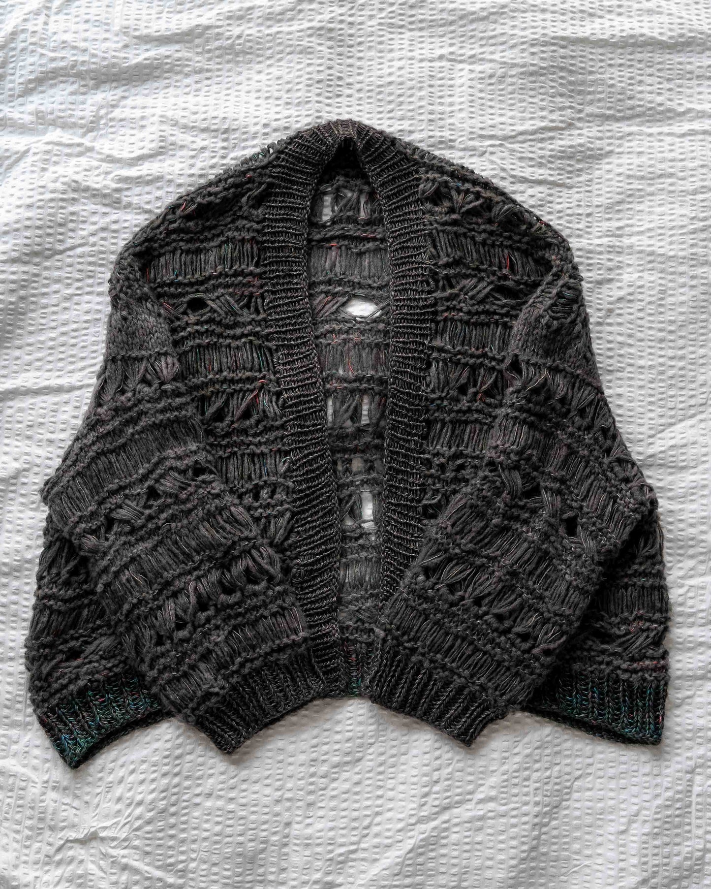 PRE-ORDER Cloudfall Cardigan Kit: Soot and Cassiopeia