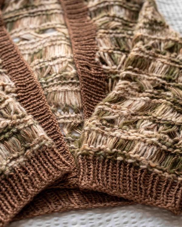 Cloudfall Cardigan Knit Kit - Super Floof DK and Yak Single