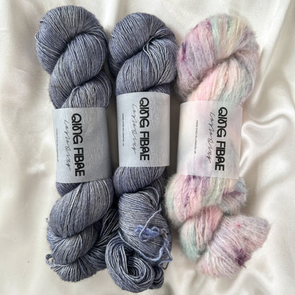Drea Renee Knits Pink Velvet Sweater Kit - Moth & Cloud