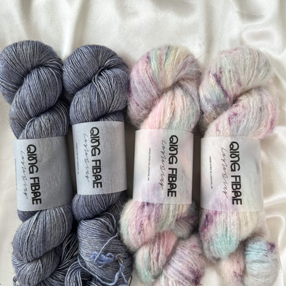 Drea Renee Knits Pink Velvet Sweater Kit - Moth & Cloud