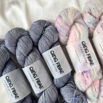 Drea Renee Knits Pink Velvet Sweater Kit - Moth & Cloud
