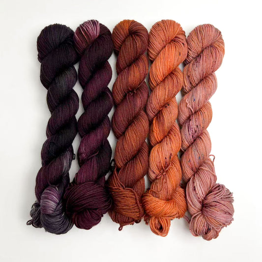 Peony Fade Kit - Merino Fingering 50g