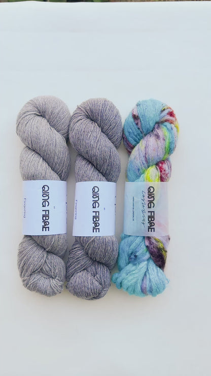 Romola Wrap Kit - Fjord & Melted Baby Suri - Koala, Iced Cube & Barefoot