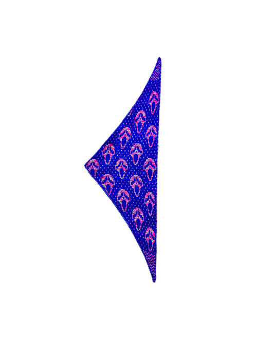 The Slasher Poltergeist Triangle Scarf Pattern - Full chart tracker