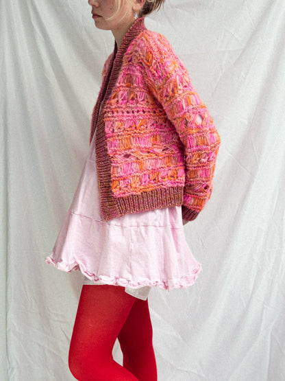 Cloudfall Cardigan Knit Kit - Super Floof DK and Yak Single — Fever