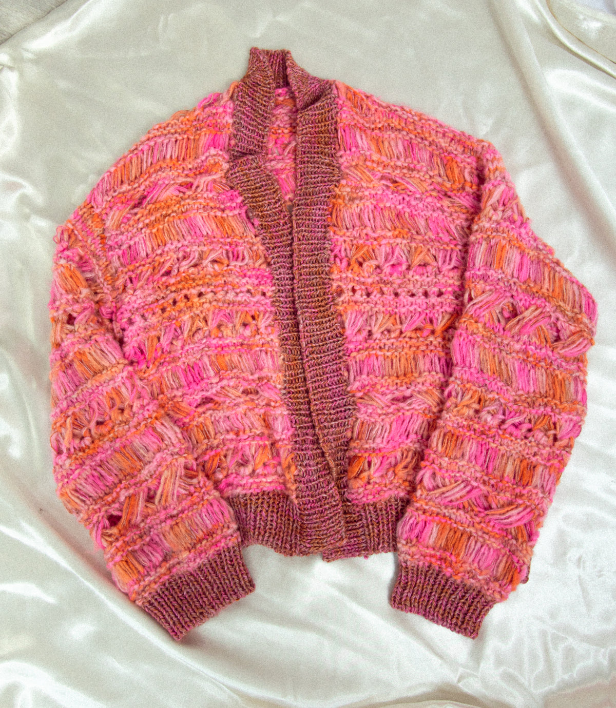 Cloudfall Cardigan Knit Kit - Super Floof DK and Yak Single — Fever