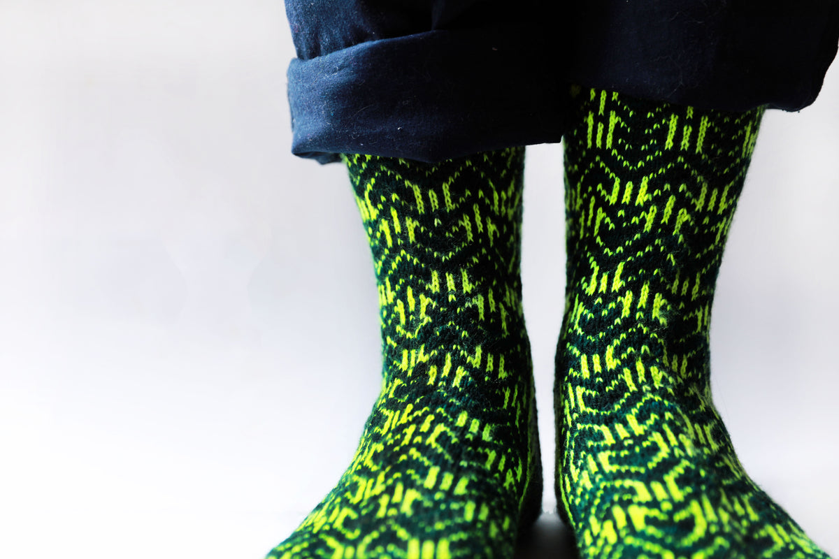 Wàzi Socks Kit with Fishhead Creations