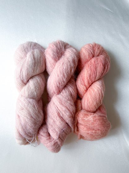 Melted Baby Suri Mono Fade - Pastel Pink